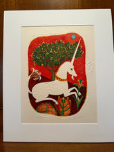 Load image into Gallery viewer, "Unicorn Tapestry" Judith Bledsoe Signed Artwork