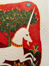 Load image into Gallery viewer, "Unicorn Tapestry" Judith Bledsoe Signed Artwork