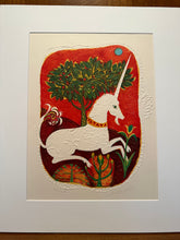 Load image into Gallery viewer, "Unicorn Tapestry" Judith Bledsoe Signed Artwork