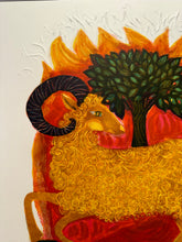 Load image into Gallery viewer, "Aries: the Zodiac of Dreams Series" Judith Bledsoe Signed Artwork