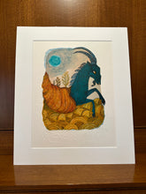Load image into Gallery viewer, "Capricorn: the Zodiac of Dreams Series" Judith Bledsoe Signed Artwork
