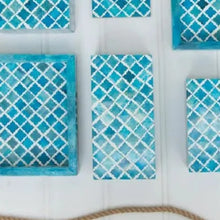 Load image into Gallery viewer, Turquoise & White Fantasy Box