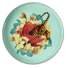 Load image into Gallery viewer, Tiger Flower Round Tray