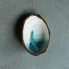 Load image into Gallery viewer, Ceramic Abalone Dish With 22K Gold