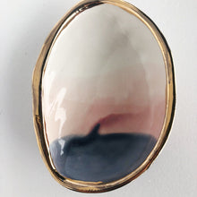 Load image into Gallery viewer, Ceramic Abalone Dish With 22K Gold