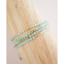 Load image into Gallery viewer, Amazonite Healing Gemstone Stacking Bracelet