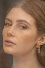 Load image into Gallery viewer, Cloud "Rainy" Multi Drop Earrings