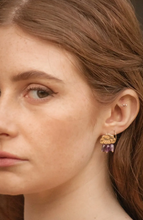 Load image into Gallery viewer, Cloudy "Rain Shower" Mini Drop Earrings