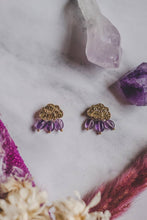 Load image into Gallery viewer, Cloudy "Rain Shower" Mini Drop Earrings