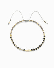 Load image into Gallery viewer, Black Onyx Healing Gemstone Stacking Bracelet