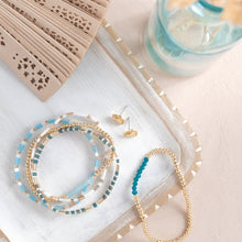 Load image into Gallery viewer, Gold & White Bracelet