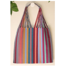 Load image into Gallery viewer, Gruesita Grey Las Rayas Tote