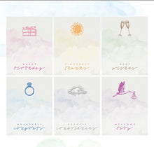 Load image into Gallery viewer, Simple Sentiments Greeting Cards - Boxed Set of 6