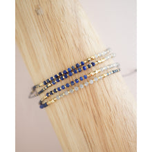 Load image into Gallery viewer, Lapis Lazuli Healing Gemstone Stacking Bracelet