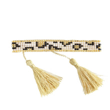 Load image into Gallery viewer, Leopard Bracelet Pearl