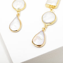 Load image into Gallery viewer, Melanie Pearl Drop Earrings