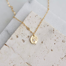 Load image into Gallery viewer, Oval Star Necklace