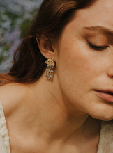 Load image into Gallery viewer, Cloud "Rainy" Multi Drop Earrings