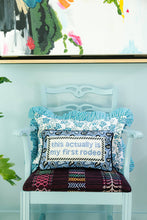 Load image into Gallery viewer, First Rodeo Needlepoint Pillow
