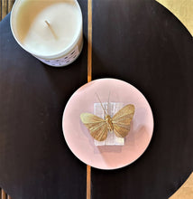 Load image into Gallery viewer, Crystal Butterfly Handpainted Ceramic Round Box
