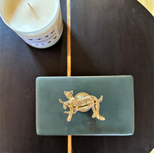 Load image into Gallery viewer, Leopard Handpainted Ceramic Rectangle Box
