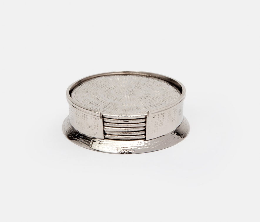 Winsford Shiny Nickel Bar Coasters