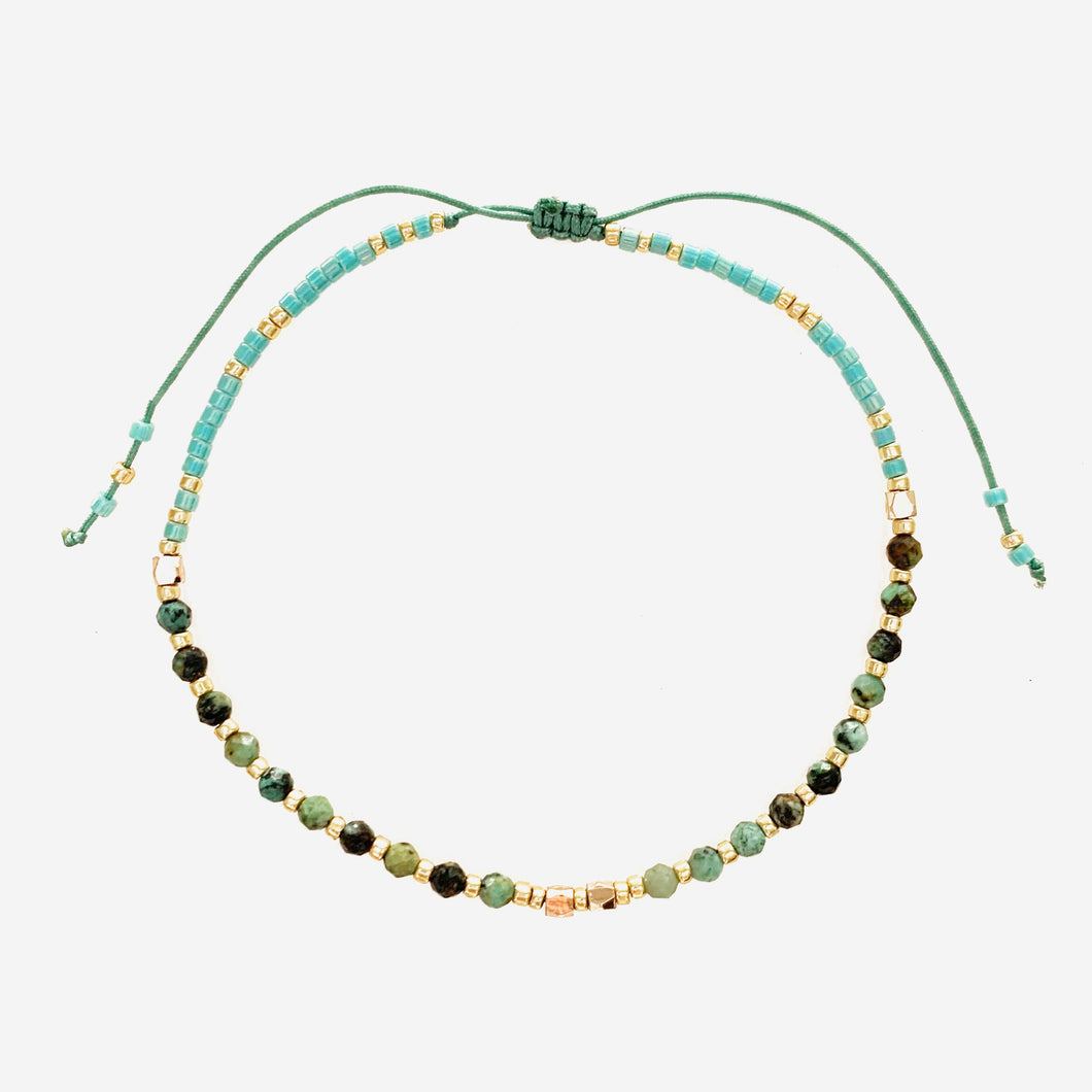 Turquoise Healing Gemstone Stacking Bracelet