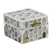 Load image into Gallery viewer, Ivory &amp; Grey Inlaid Gramercy Box
