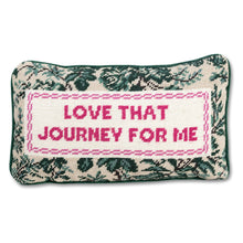 Load image into Gallery viewer, &quot;Love That Journey&quot; Needlepoint Pillow
