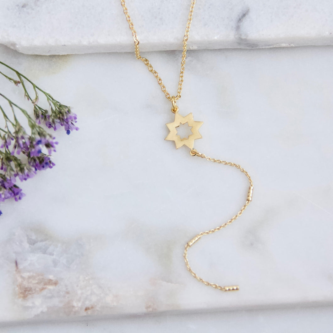 North Star Lariat Necklace