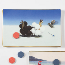 Load image into Gallery viewer, Gray Malin &quot;Llamas&quot; Porcelain Tray
