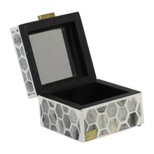 Load image into Gallery viewer, Ivory &amp; Grey Inlaid Gramercy Box

