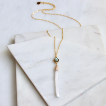 Load image into Gallery viewer, Labradorite and Selenite Necklace
