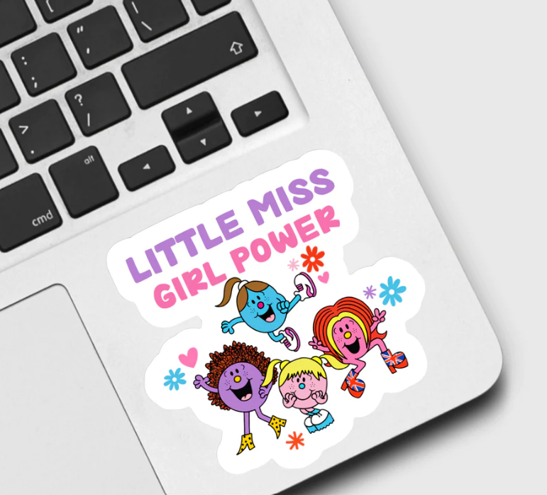 Little Miss Girl Power Sticker
