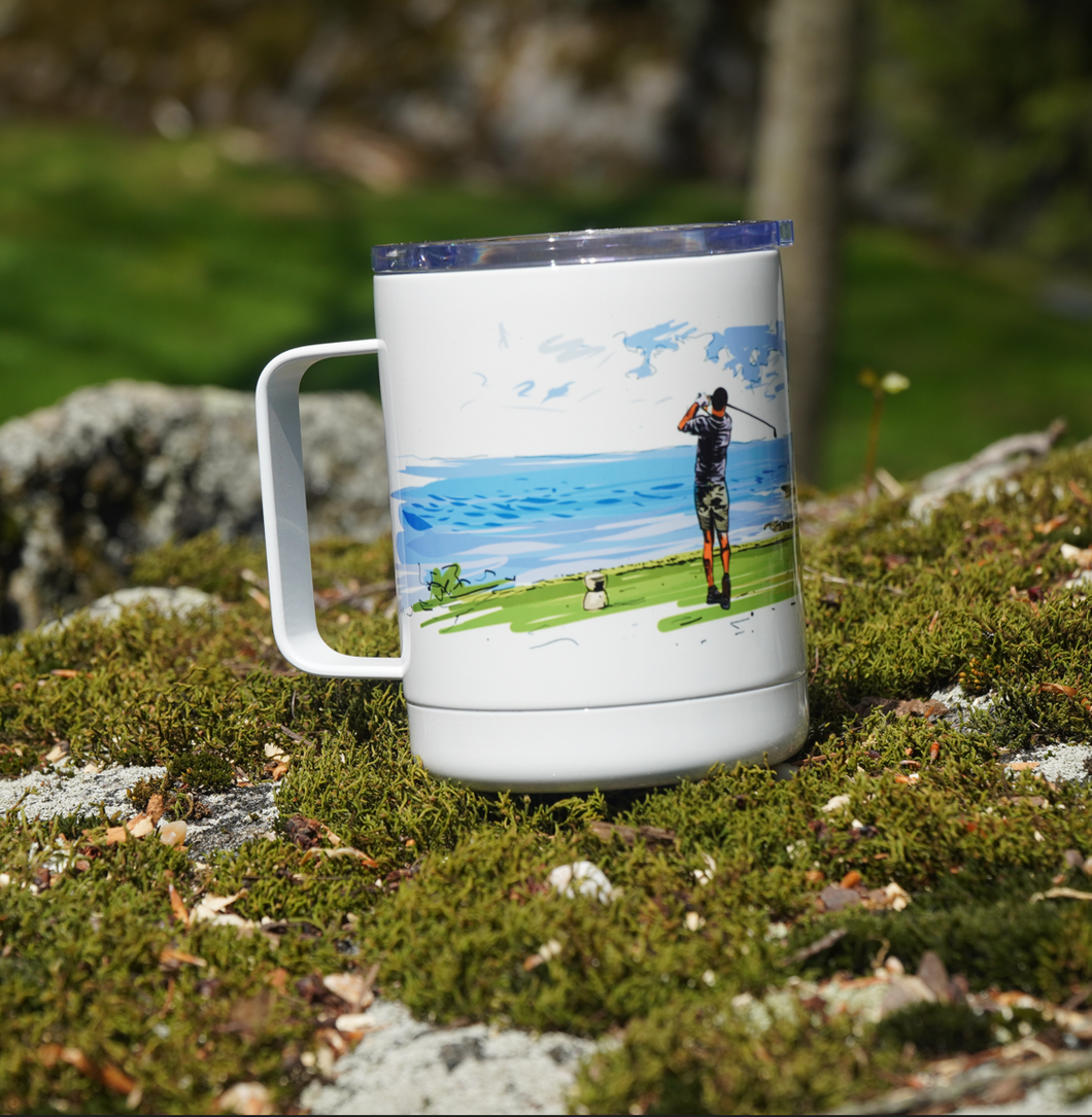 Coastline Golfer Coffee Mug