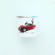 Load image into Gallery viewer, Red Porsche by Saguaro Cactus Coffee Mug
